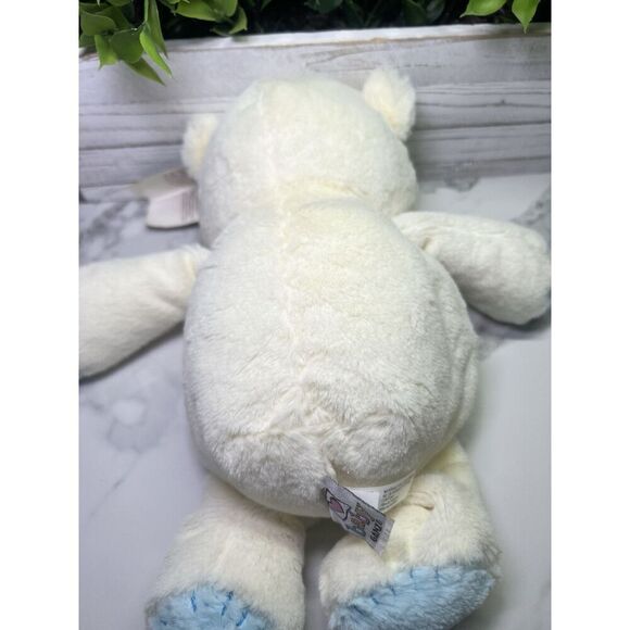 Baby Ganz Teddy Bear Lovey Freckles The Bear Blue Preowned With Tag - Picture 3 of 7
